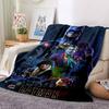 1pc Batman Joker Flannel Throw Blanket - HD Printed Lightweight Soft Warm All-Season Blanket for Sofa, Bed, Travel, Camping 076