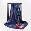 90x90cm Fashion Handkerchief Scarf For Women Small Shawl Silk Satin Hair Scarfs Female Square Headband Bandana Head Scarves