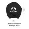 Car Black Seat Cover Headgear Headrest Covers Decoration For Mazda 6 3 CX5 5 2 323 CX7 Demio Atenza Axela MX30 CX30 CX3 CX9 MX5