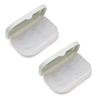 HAMILO Eyelash Case with Mirror, Portable 3-Tier Eyelash Storage Case, Set of 2