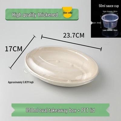 Shixun Biodegradable Pulp Take-Out Boxes with Sauce Cups