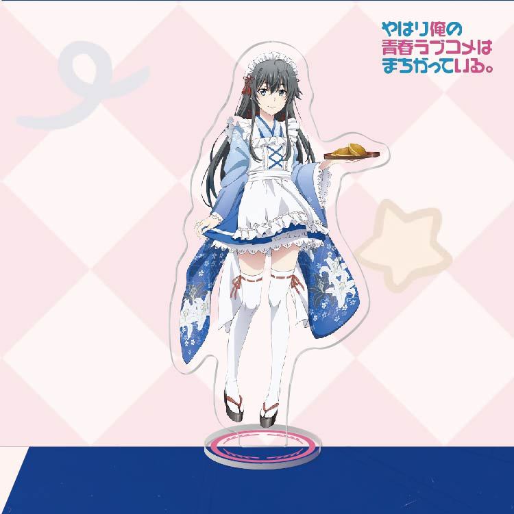 Anime My Youth Romantic Comedy Is Wrong Acrylic Stand Action Figure Toy PVC Desktop Stand Model Toys Gift