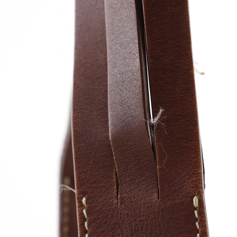 Celine Logo Tote Bag zwart/Bruin canvas Dames Gebruikt