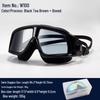 High-Definition Anti-Fog Adult Waterproof Swimming Goggles - Unisex Large Frame Design