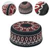 Teens Embroidery Islamic Beanie Breathable Protecting Casual Pray Hat for Adult