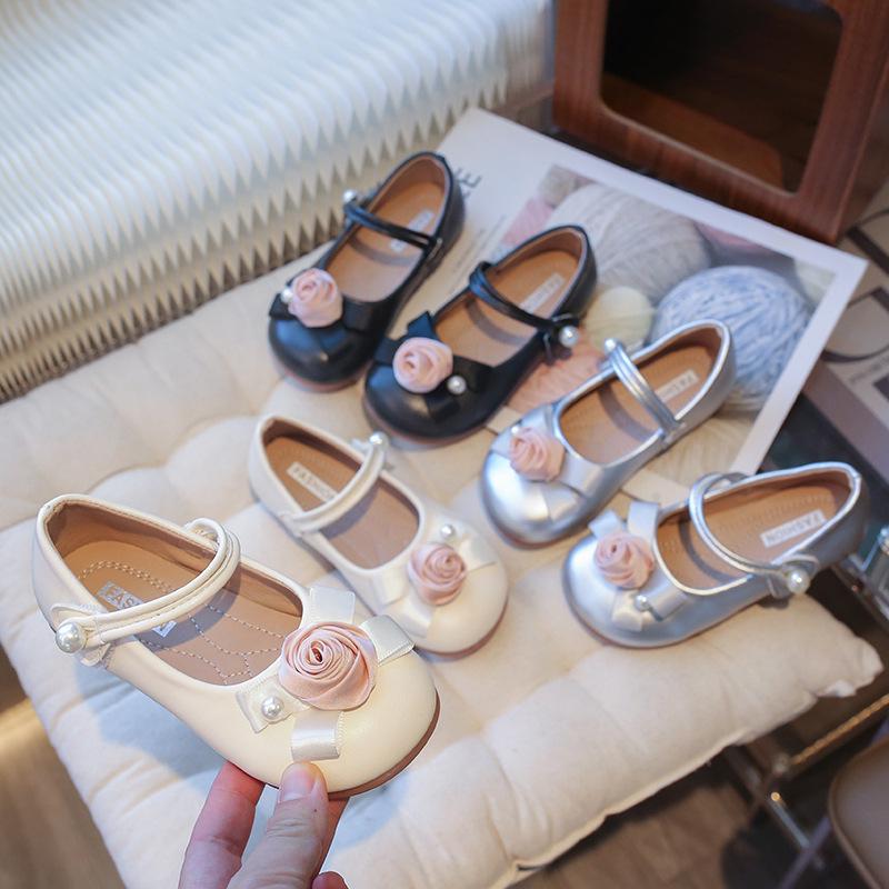 New 2026 Spring/Autumn Girls' Mary Jane Leather Princess Shoes - Children's Formal & Casual Wear