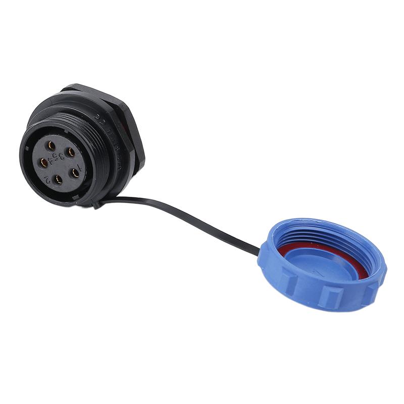 WEIPU SP21 SP2112/S Female Socket Industrial Electrical Connector Waterproof Bulkhead Panel Mount 2 3 4 5 6 7 8 9 12 15Pin