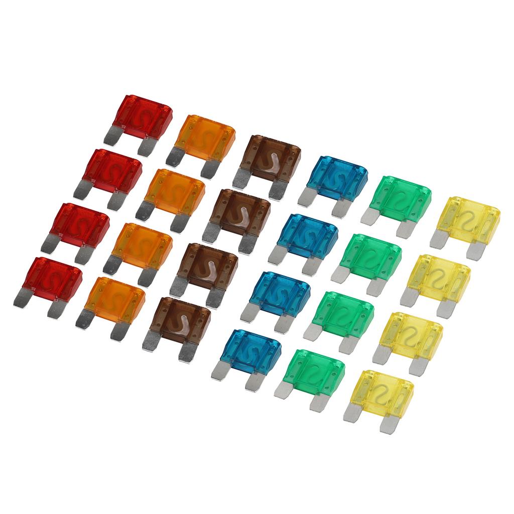 24Pcs Automotive Fuse Assortment Kit with Storage Box Zinc Alloy 20A 30A 40A 50A 60A 70A Car Fuse Se