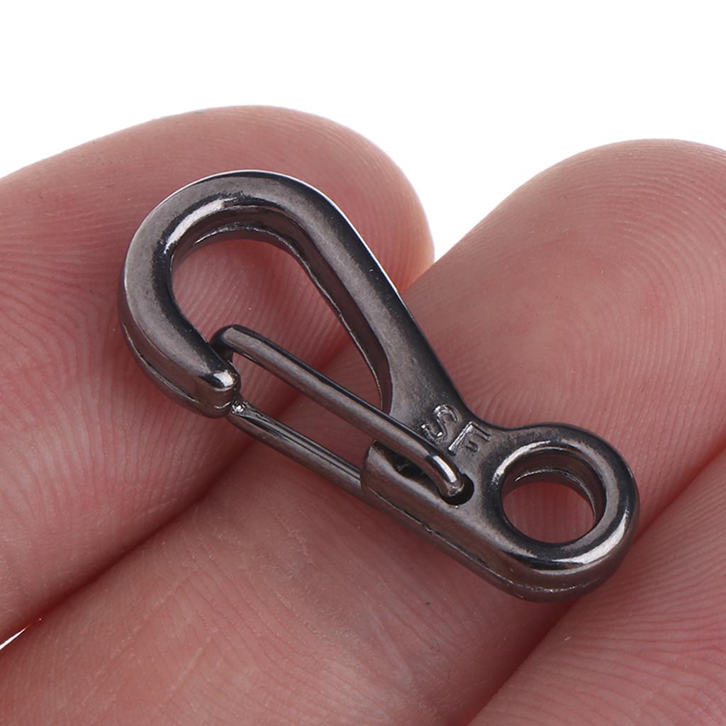 10 PCS Outdoor Camping Clip Backpack Clasps Alloy Mini SF Carabiners Keychain Hang Buckle Hook Multi Tool Spring Hook