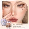 Eye Shadow Palette 4-color Brown Shimmer Shine Matte Glitter Eyeshadow Blush Eye Pigments Makeup Cosmetic