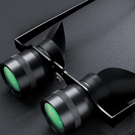 Outdoor Fishing Binoculars Glasses 10X Zoom Magnification Adjustable Hands-Free Portable Bird Watching Theater Concert Binocular Telescope