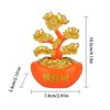 Car Dashboard Decor Solar-Powered Shaking Money Tree Design Automotive Interior Decor Cute Dashboard Car Accessories for Trailer