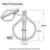 DIN11023 Heavy Duty Lynch Pin Safety O-Pin Rotary Tiller Hitch Spring Pin.