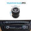 AC Heater Climate Control Switch Button Radio Volume Knob Cover For BMW 1 2 3 4 M4 Series F20 F21 F22 F87 F30 F31 F34 F32 F36