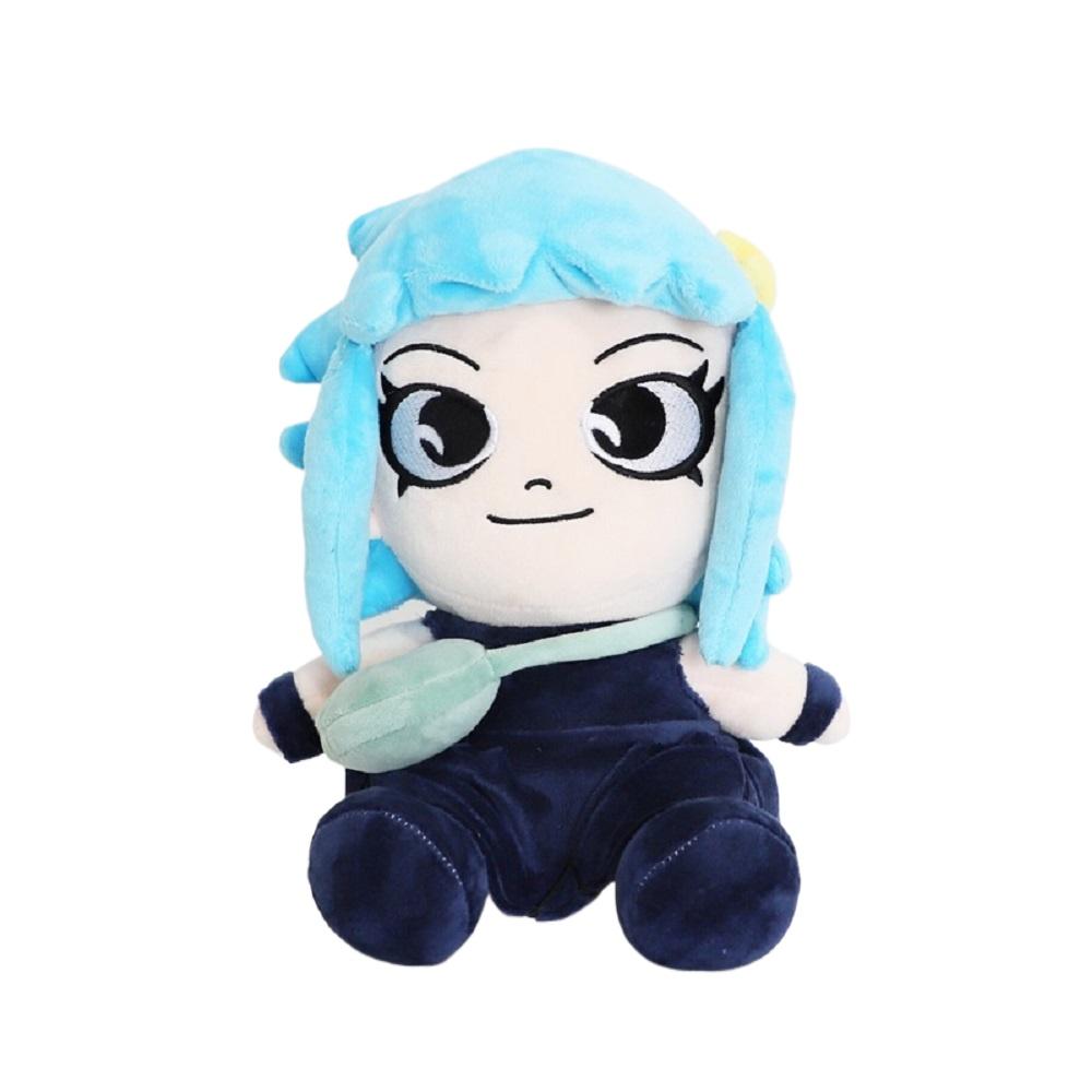 

Anime Scotted Pilgrim Plush Cute Scott Takes Off Backpack Girl Star Boy Animation Merchandise Cotton Stuffed Toys for Kid Gifts 20cm
