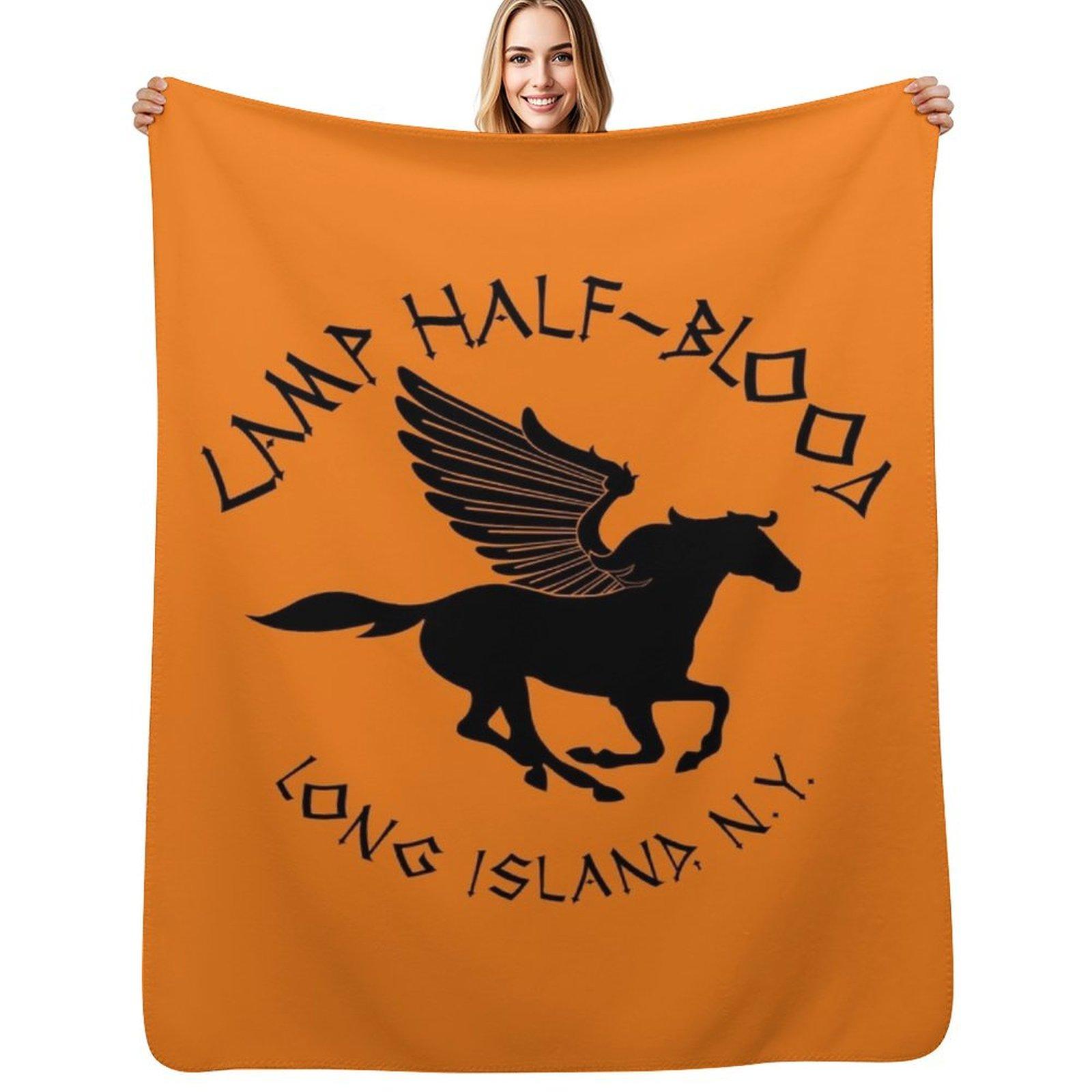 

Camp HalfBlood Throw Blanket Stain Resistant Cozy Warm Blanket 102x76cm(40x30in)