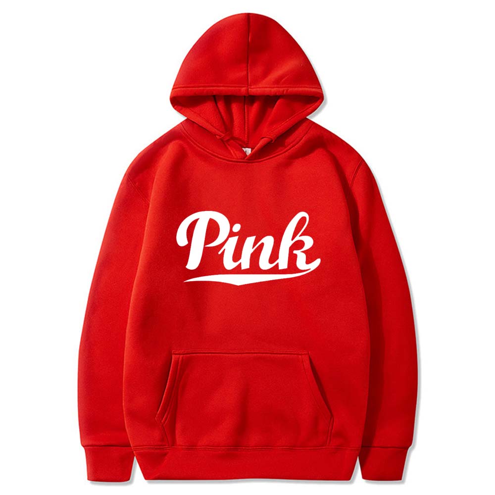 Harajuku Retro Letter Fleece Mens and Mens Hooded Sweatshirts Oversized Casual Pullover Loose Hoodies