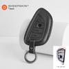 Sheepskin Car Key Case Bag For Bmw 1 5 6 7 Series G20 G30 G11 F15 F16 G01 G02 F48 X1 X4 X5 X6 X7 Keychain Accessories