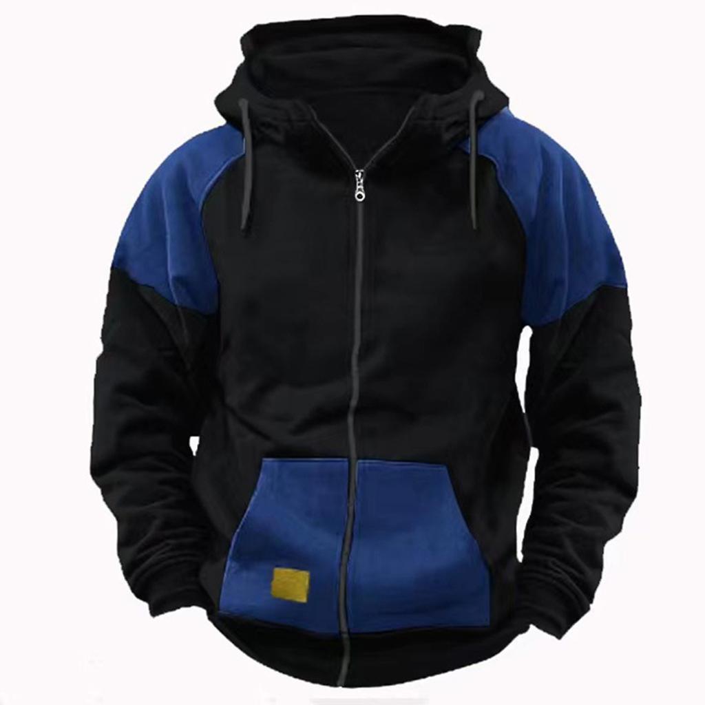 Mens Long Sleeve Hoodie Fashion Casual 3D Printed Hooded Pullover Sweatshirts