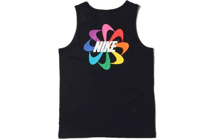 Nike Tank Tops Men s Black Crew Neck Moderate Straight Fit CD7486-010 S