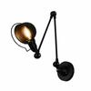 Nordic Industrial Retractable Swing Arm Wall Lamp - Modern Minimalist Design for Living Room or Bedroom