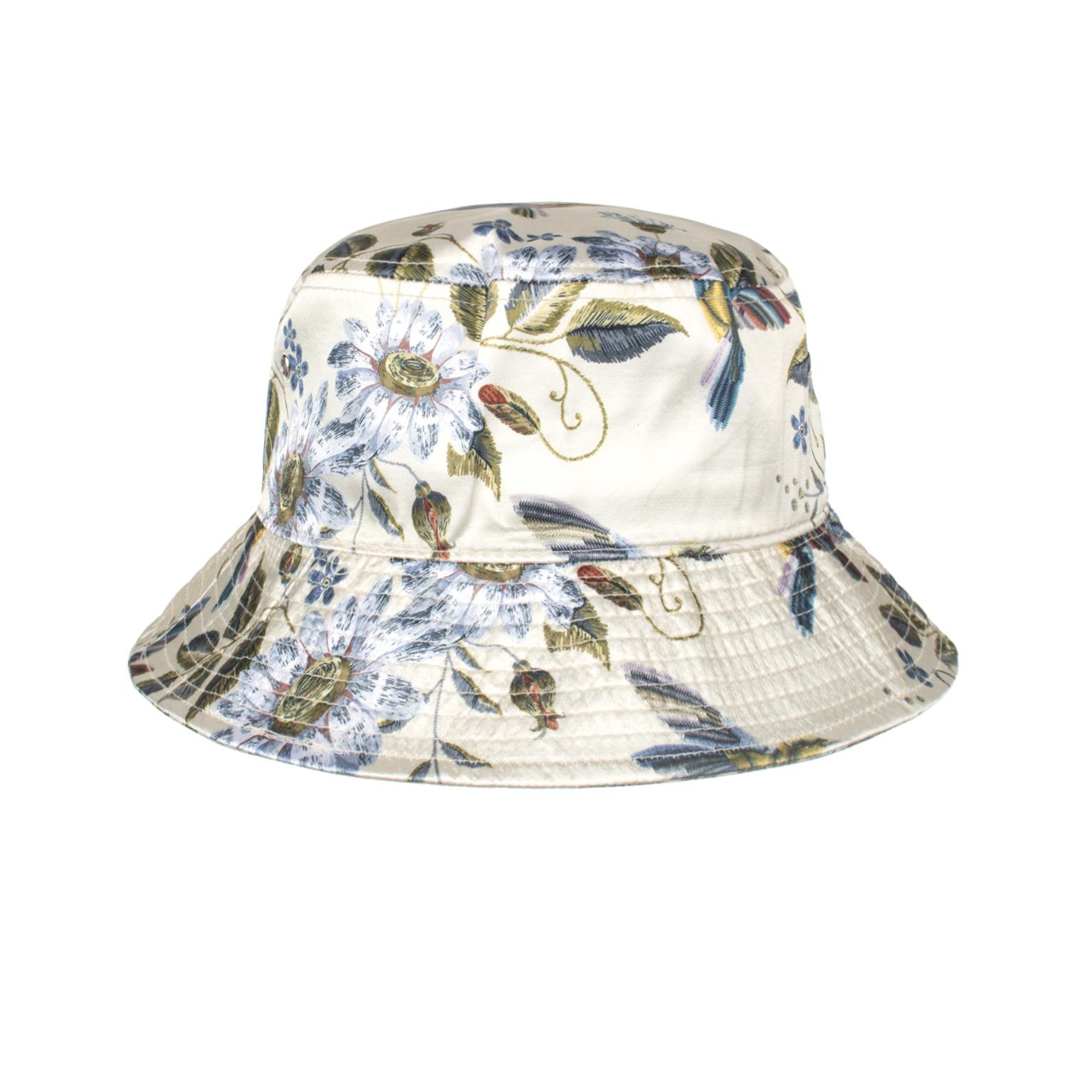 

Spring and summer new satin holiday wind sun protection bucket hat basin hat big edge hat UV protection sun hat F бежевый
