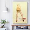 AAHARYA Alberto Vargas Poster Pinup Girl Painting Vintage Art Canvas Print (10) Canvas Painting Posters And Prints Wall Art Pictures for Living Room