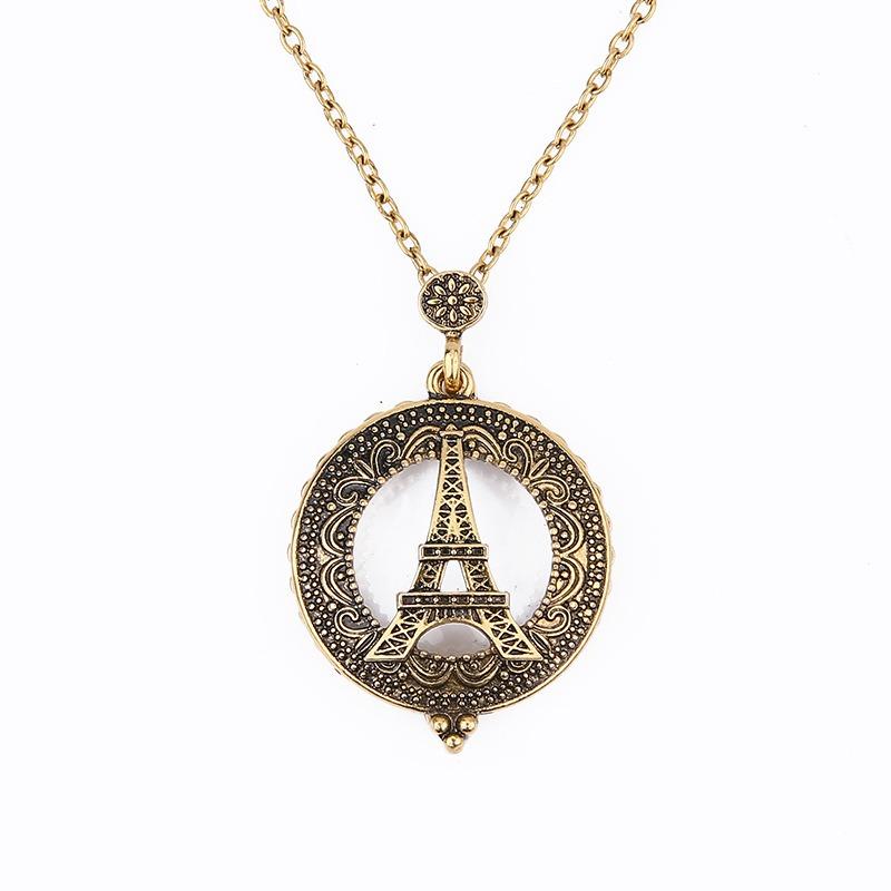 Evropský a americký osobnostní náhrdelník s lupou Kreativní retro zvířecí přívěsek Šperky