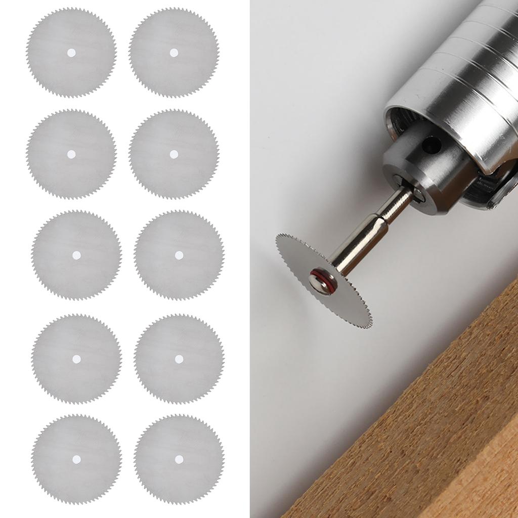 10Pcs Cutting Saw Blade Discs Circular Stainless Steel Electric Grinder Accessories