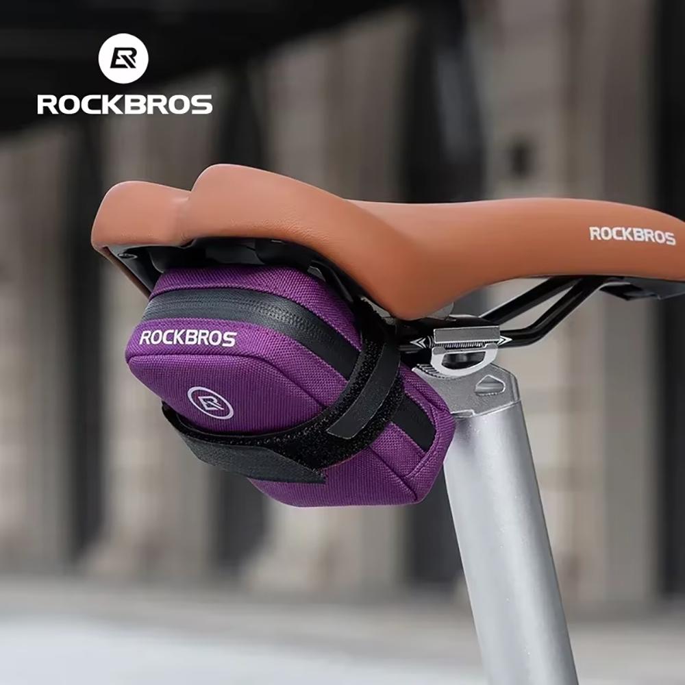 ROCKBROS Mini Bicycle Saddle Bag Lightweight Small 0.35L Bike Bag Portable Hand Bags Cycling Tail Bag Universal for All Bike