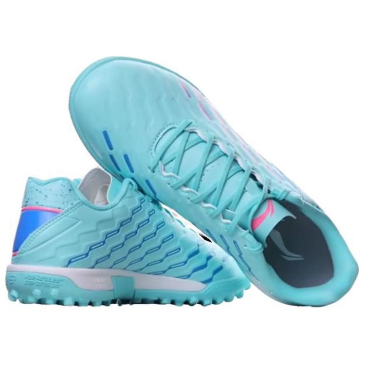 Li Ning Jin Wygodny Prosty TF (Gumowe korki) Sztuczna trawa Amortyzacja Antypoślizgowe Odporne na ścieranie Buty piłkarskie Męskie Buty piłkarskie YSTU0045-4