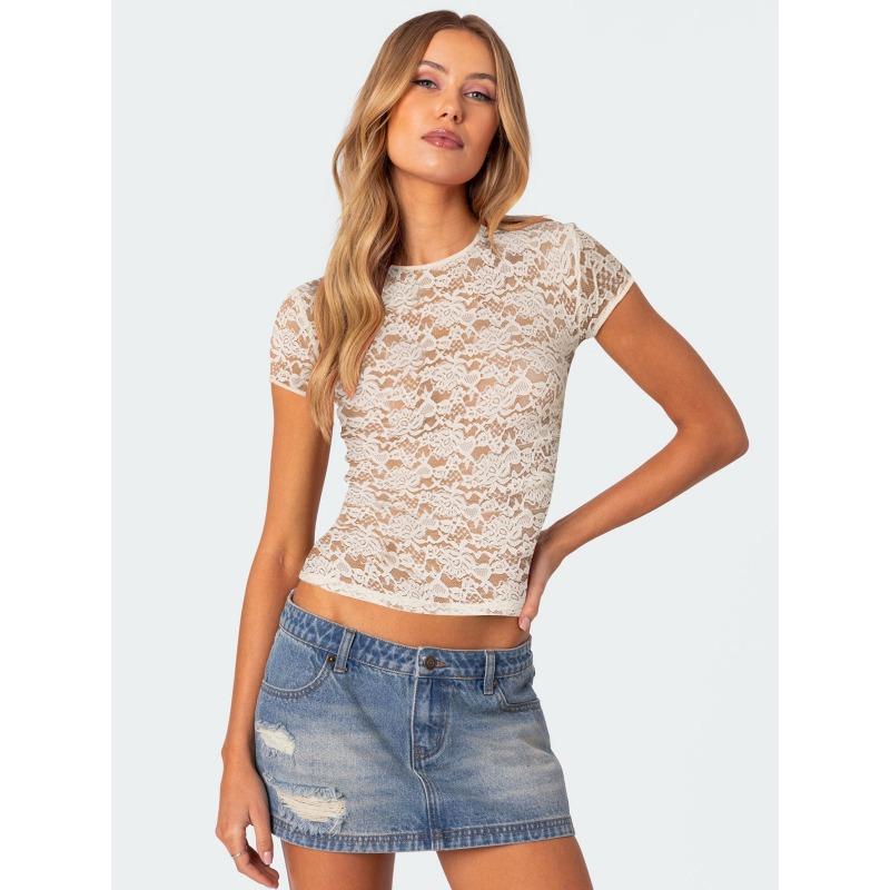 

Новое женское платье с круглым вырезом, кружевными короткими рукавами, сексуального стиля, с вырезами на теле, облегающее фигуру, для женщин высокого класса L белый