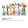 Flower Vase Window Cling Removable Waterproof PVC Floral Plants Container Static Glass Sticker Home Living Room Bedroom Decoration Decal