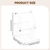 Label Holder for Thermal Printer Stand Acrylic Sturdy Lightweight Universal Sticker Dispenser