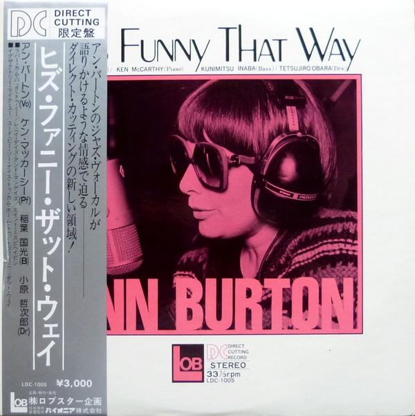 LP Record ANN BURTON  Hes Funny That Way LDC1005 LOB 1977 Japan Obi Jazz Used