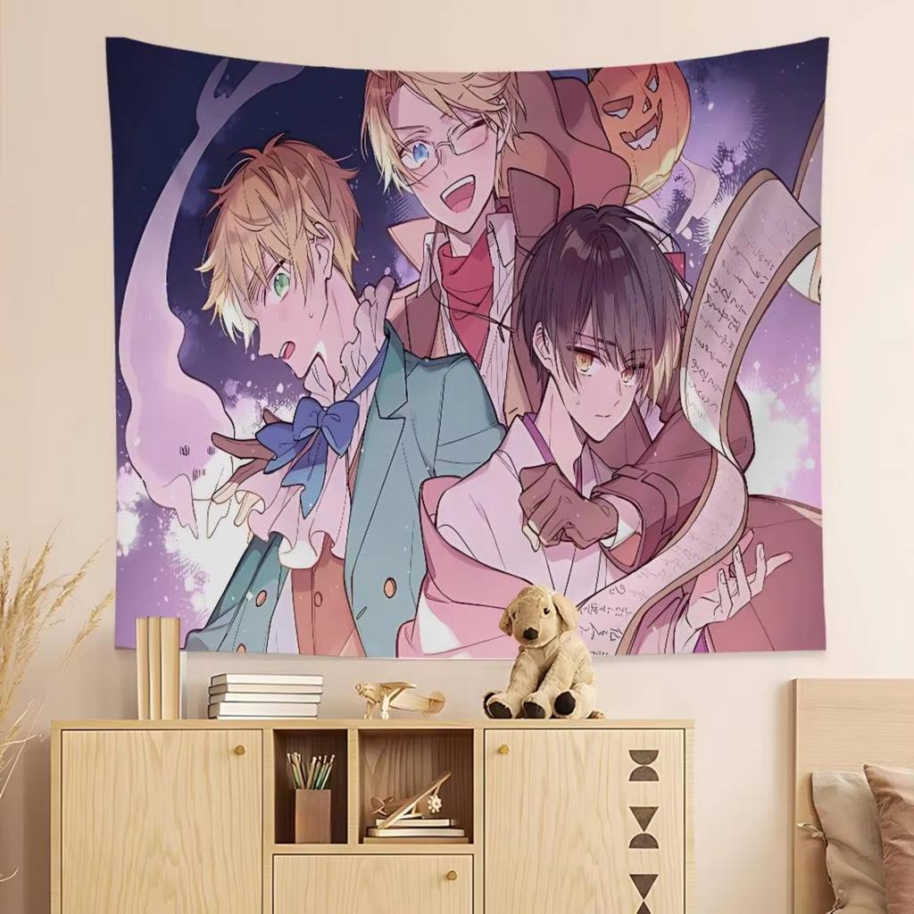 Anime Cartoon Hetalia Axis Powers Colorful Tapestry Wall Hanging Bohemian Wall Tapestries Mandala Wall Art Decor