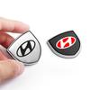 1 stk 3D Metall Auto Dørskjold Emblem Bil Karosseri Merke Klistremerke Styling For Hyundai Fe Sonata Solaris Azera Creta I30 IX25 IX35