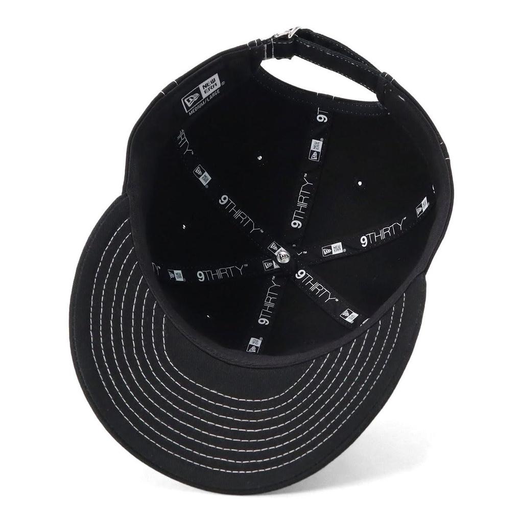 [New Era] Cap, Cotton, Plain, Black, ML, 930 STITCH ACCENT W RING BLK 14388692 NER36C2244