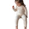 Baumwoll Kinder Schlafanzug Set Mädchen Jungen Langarm Nachtwäsche Kleinkind Haus Outfit A-Note Weich Bequem