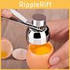 Sleek Stainless Steel Egg Shell Opener For Effortless Egg Preparation