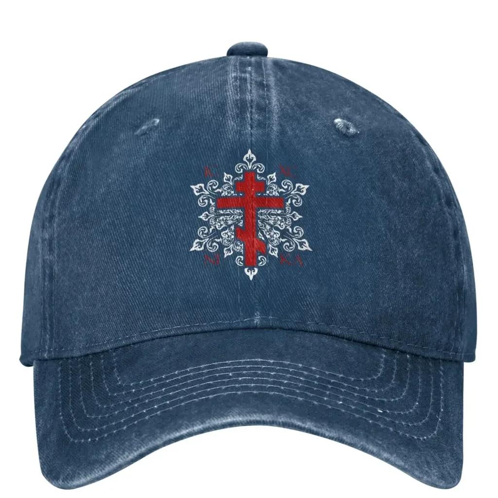 IC XC NIKA Ornate Cross Baseball Cap Trendy Couple Women Hip Hop Hats Design Outdoor Sport Baseball Caps Gift