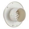 PVC Vnější Stěnový Větrací Mřížka Kulatý Kryt Větracího Otvoru Vodotěsná Krytka 75/110/160mm Proti Ptákům a Krysy Větrací Mřížky Potrubí