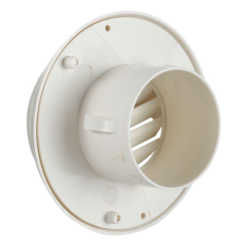 PVC Vnější Stěnový Větrací Mřížka Kulatý Kryt Větracího Otvoru Vodotěsná Krytka 75/110/160mm Proti Ptákům a Krysy Větrací Mřížky Potrubí