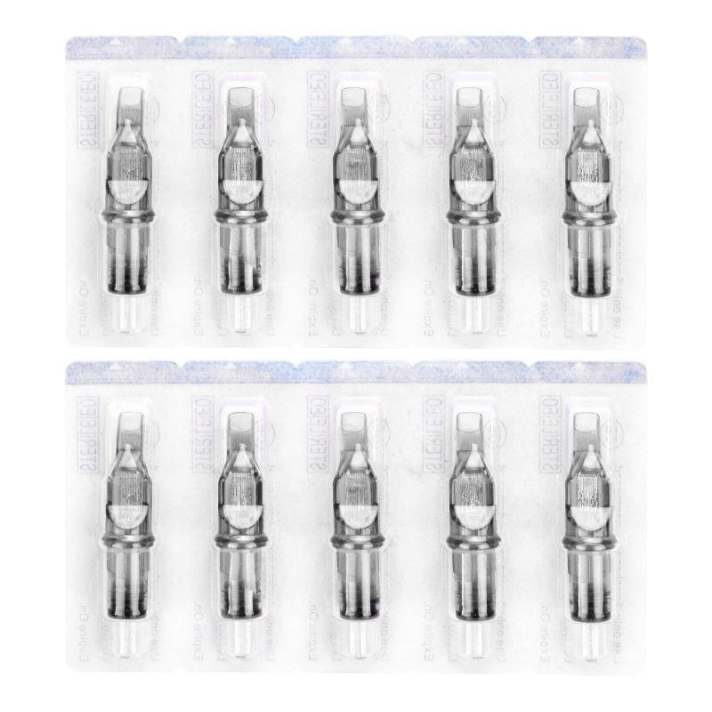 10 stücke Edelstahl Tattoo Patrone Nadel 0,35mm 1215f Tinte Patrone Tattoo Nadel