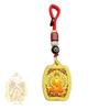 Dragon Pendant Keychain with Eight Guardian Deities and Three-Dimensional Gold Thangka Design of Wutai Mountain