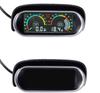 2in1 Dashboard LCD Digital Display 12/24V Autos Oil Pressure Gauge + Voltmeter