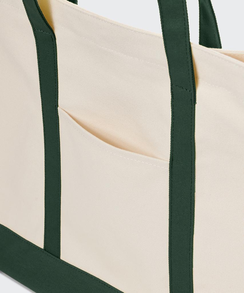 Musinsa Standard Daily Canvas Tote Bag [Ivory/Green]