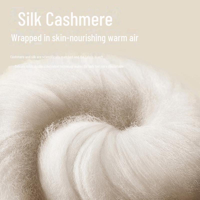 Maternity Thermal Underwear Set: Warm, Cozy Top & Bottoms for Postpartum Nursing - Velvet, Cashmere, Silk Blend for Winter