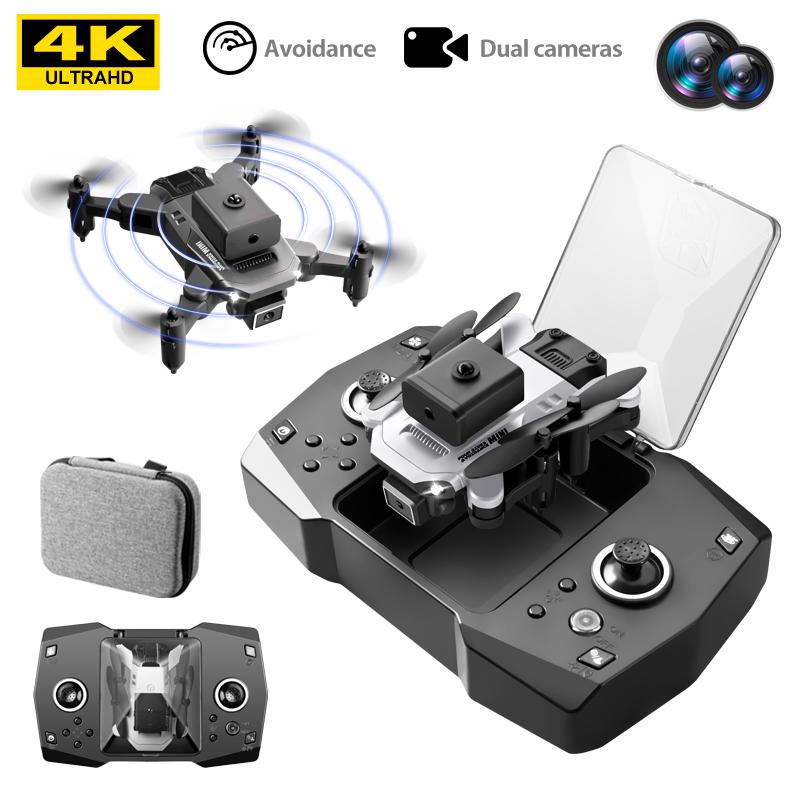 KY912 Mini Drone Portable Drone with Camera 4K Dual Camera Professional Drone Smart Tracking Drone WIFI HD Transmission Drone