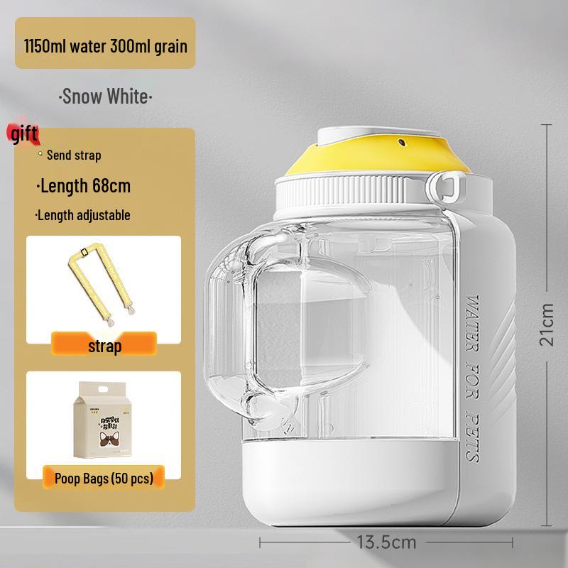 Portable Dog Water Dispenser Cup: Outdoor Drinking Water Bottle for Pets